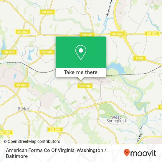 American Forms Co Of Virginia map