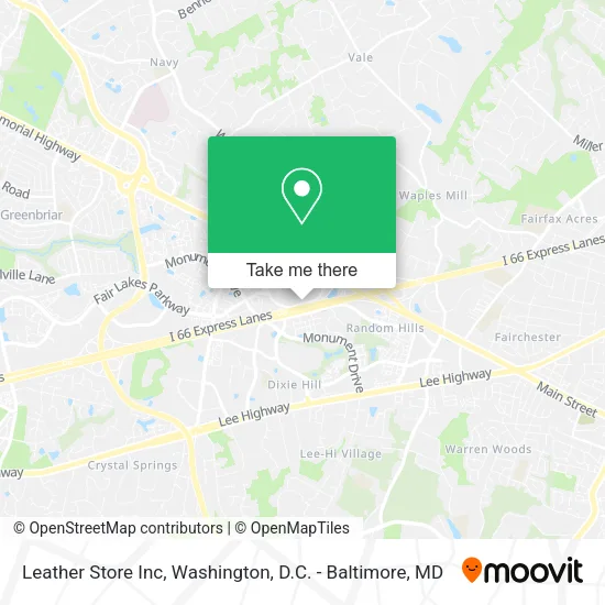 Mapa de Leather Store Inc