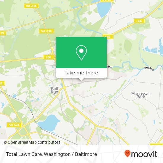 Mapa de Total Lawn Care