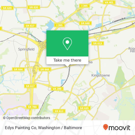 Mapa de Edys Painting Co