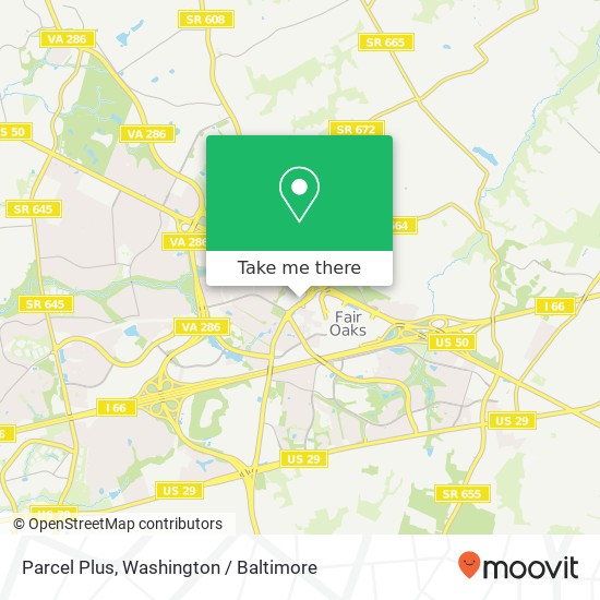 Mapa de Parcel Plus