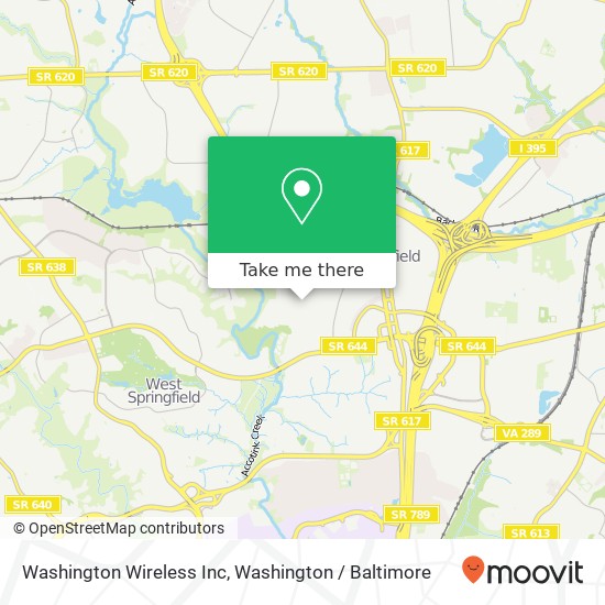 Washington Wireless Inc map