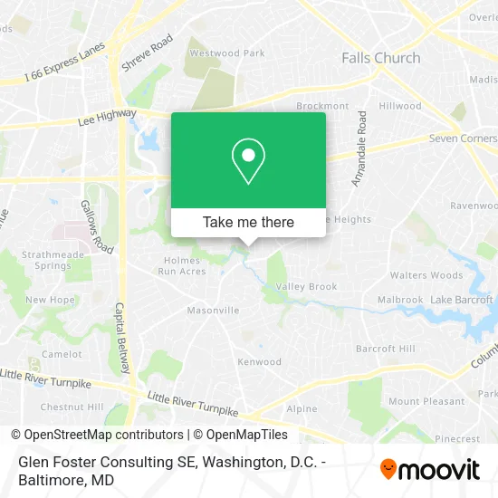 Mapa de Glen Foster Consulting SE