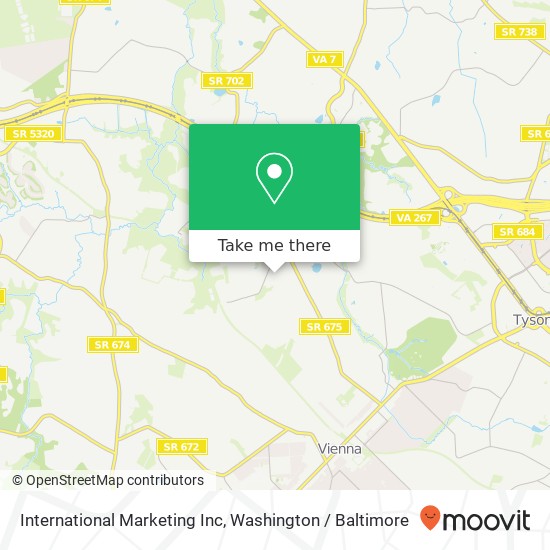 International Marketing Inc map