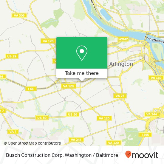 Mapa de Busch Construction Corp