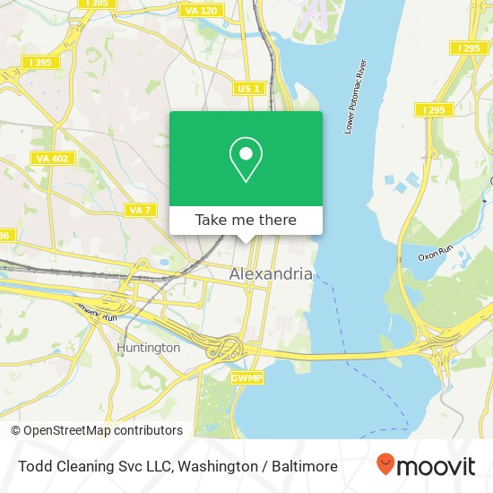 Todd Cleaning Svc LLC map