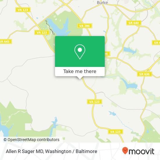 Allen R Sager MD map