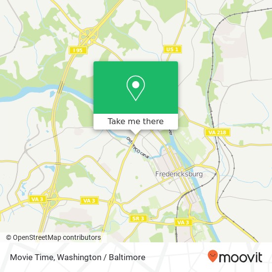 Movie Time map