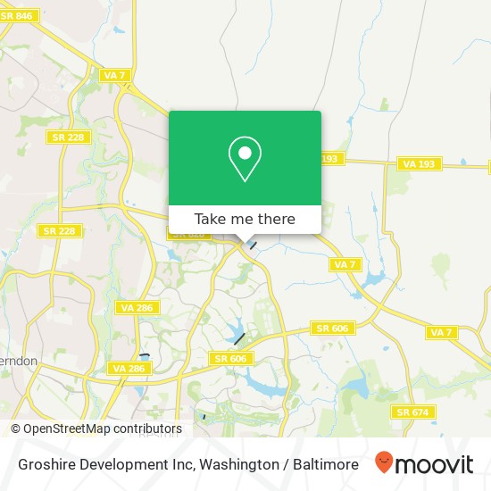 Groshire Development Inc map