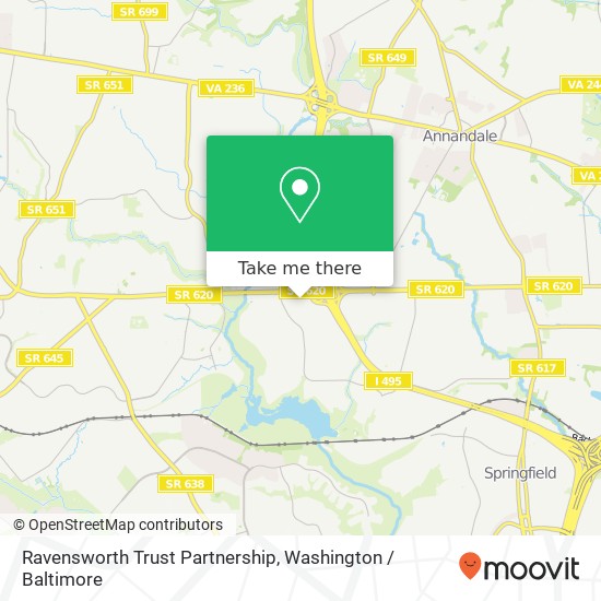 Ravensworth Trust Partnership map