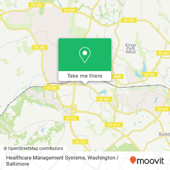 Mapa de Healthcare Management Systems