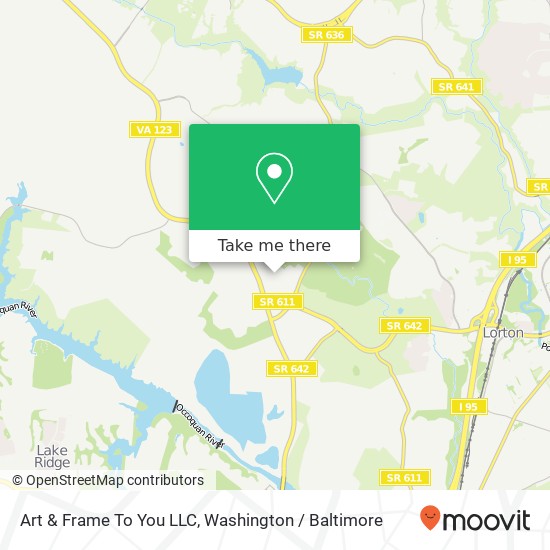 Art & Frame To You LLC map