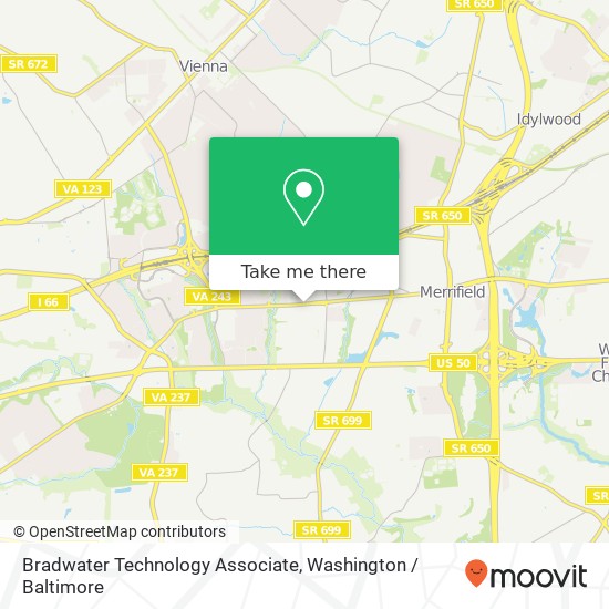 Bradwater Technology Associate map