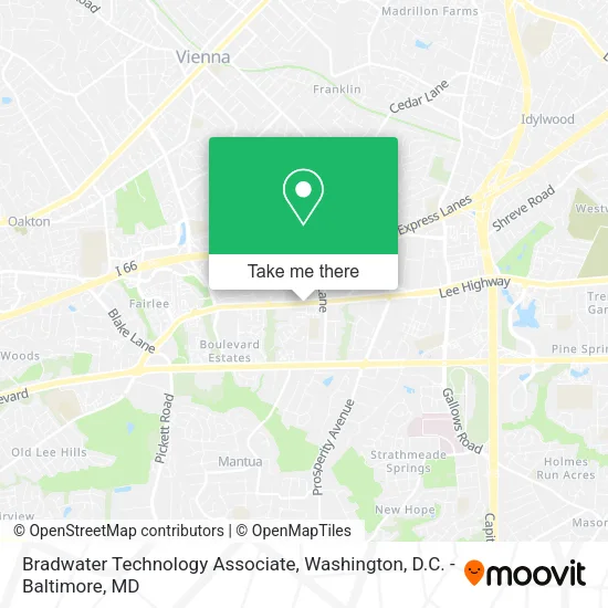 Mapa de Bradwater Technology Associate