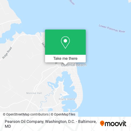 Mapa de Pearson Oil Company