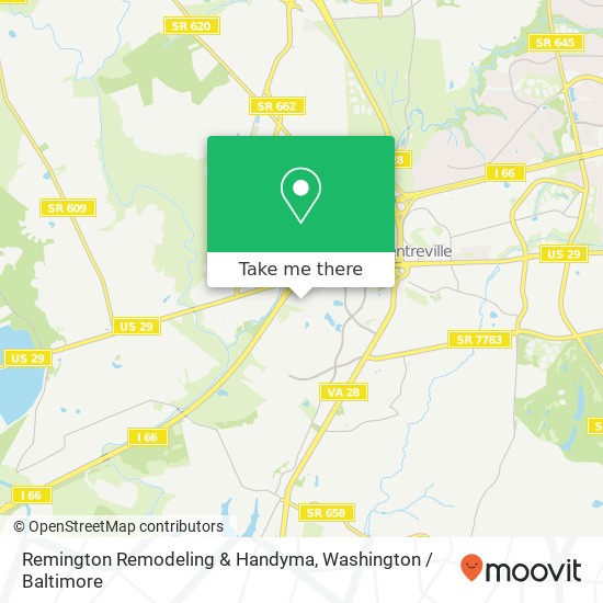 Mapa de Remington Remodeling & Handyma