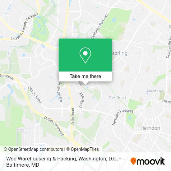 Wsc Warehouseing & Packing map