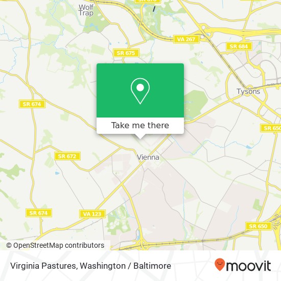 Virginia Pastures map