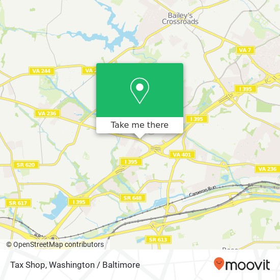 Tax Shop map