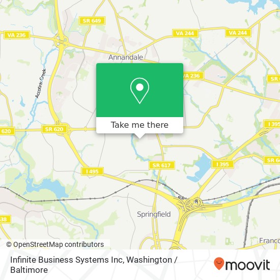 Mapa de Infinite Business Systems Inc