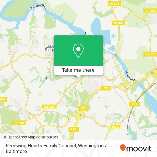 Mapa de Renewing Hearts Family Counsel