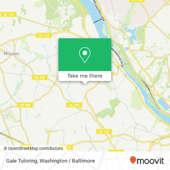 Gale Tutoring map