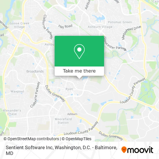 Sentient Software Inc map