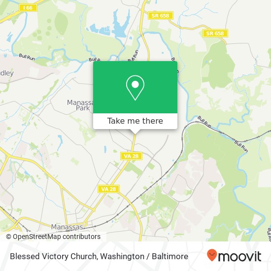 Blessed Victory Church map