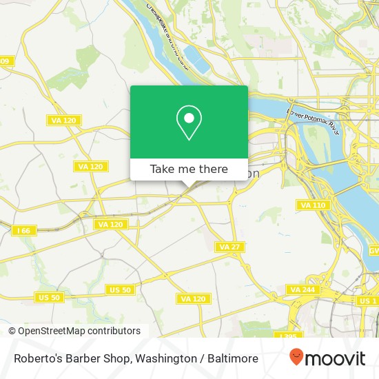Roberto's Barber Shop map