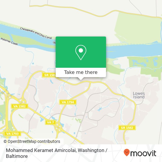 Mapa de Mohammed Keramet Amircolai