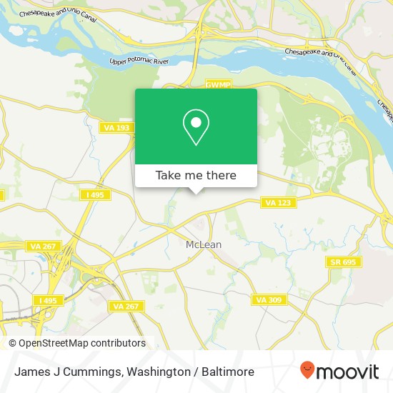 James J Cummings map
