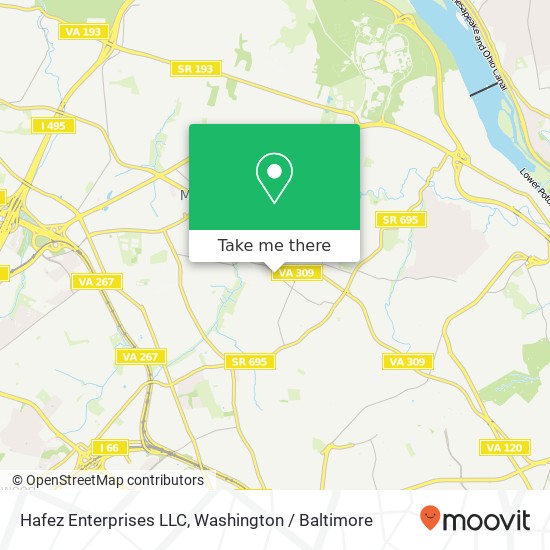 Hafez Enterprises LLC map