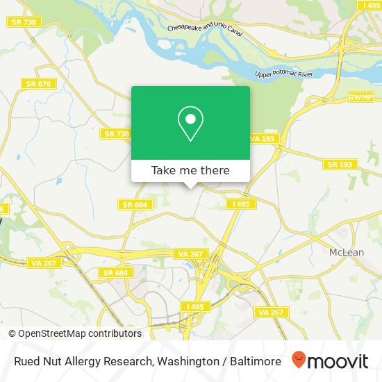 Rued Nut Allergy Research map