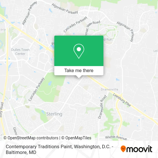 Contemporary Traditions Paint map