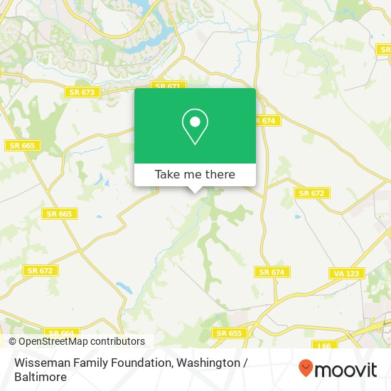 Wisseman Family Foundation map