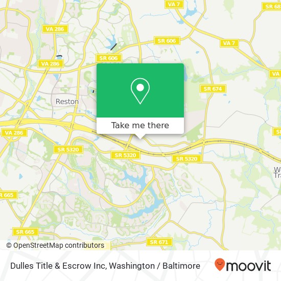 Mapa de Dulles Title & Escrow Inc