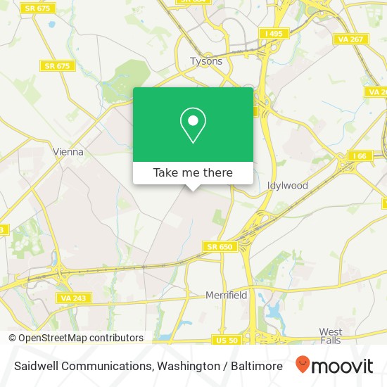 Saidwell Communications map