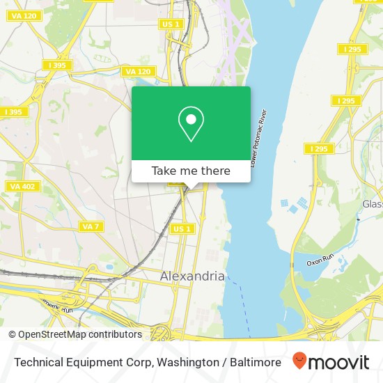 Technical Equipment Corp map