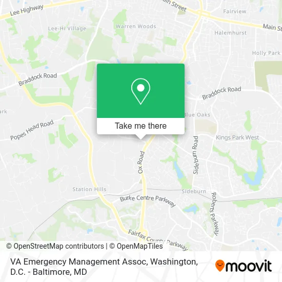 VA Emergency Management Assoc map