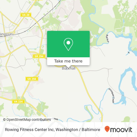 Mapa de Rowing Fitness Center Inc