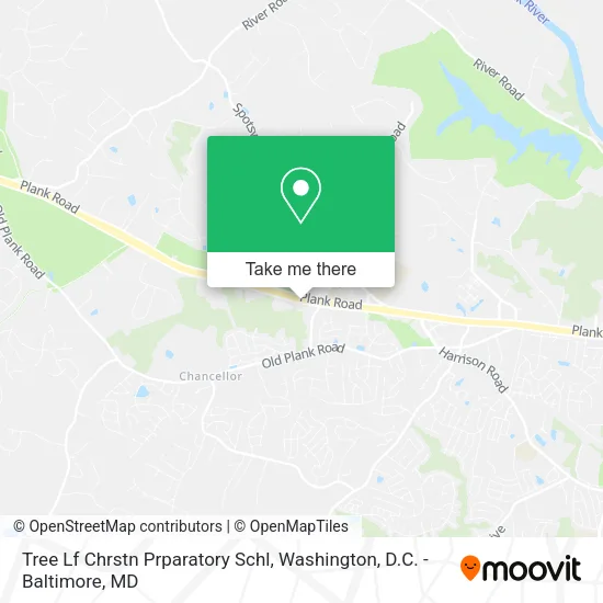 Tree Lf Chrstn Prparatory Schl map