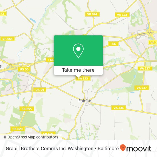 Grabill Brothers Comms Inc map