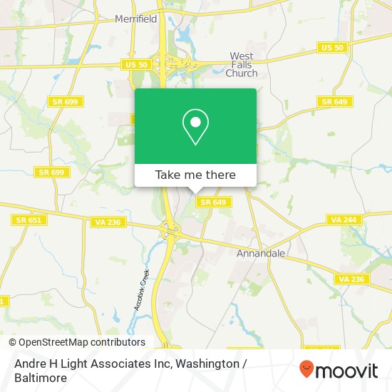 Andre H Light Associates Inc map