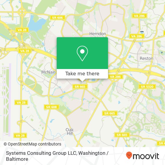 Mapa de Systems Consulting Group LLC