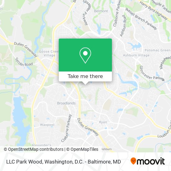 Mapa de LLC Park Wood