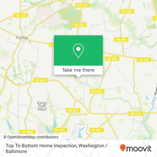 Mapa de Top To Bottom Home Inspection