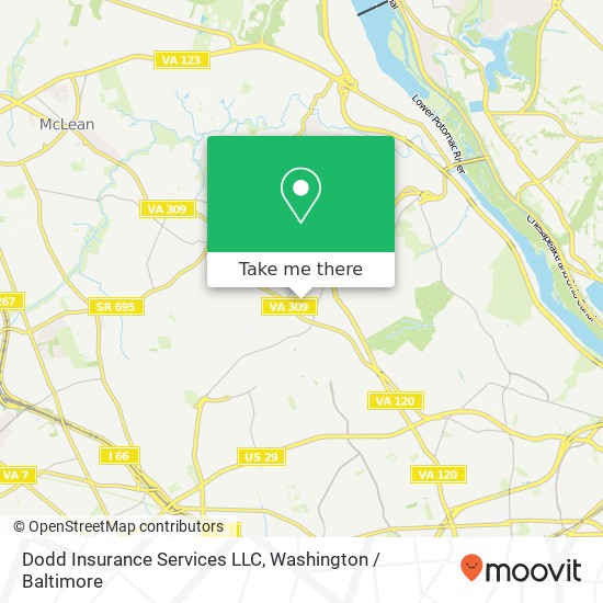 Mapa de Dodd Insurance Services LLC