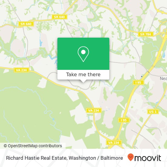 Richard Hastie Real Estate map