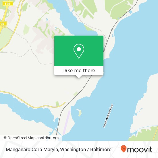 Manganaro Corp Maryla map