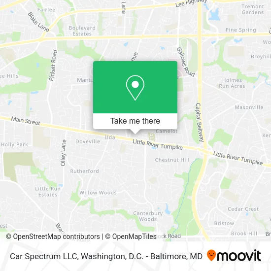 Mapa de Car Spectrum LLC